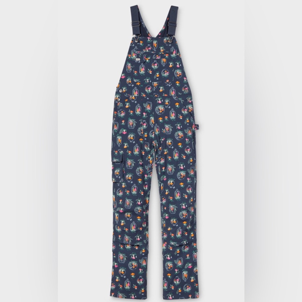 Duluth Trading Size S x 31 Women's Heirloom Gardening Lined Overalls Mushroom